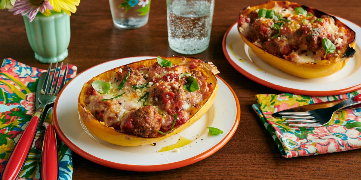 Why Spaghetti Squash & Meatballs Is Your New Pasta Favorite